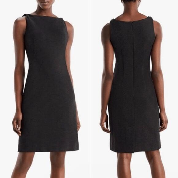 MM Lafleur Lydia Sheath Ponte Knit Sleeveless Dress Sz 10 - Picture 2 of 10